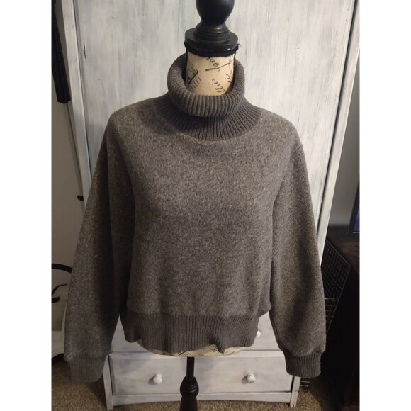 Zara gray small turtleneck sweater - Picture 2 of 8